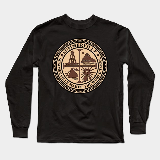 Summerville Town Seal Long Sleeve T-Shirt by GatekeeperProductions